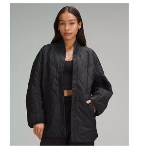 Lululemon Black Quilted Light Insulation Jacket